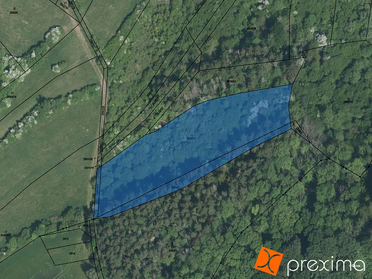 Prodej podílu 1/10 pozemku 686 m²